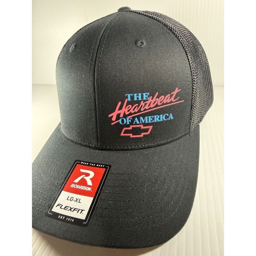 Richardson 110 Flexfit Chevy The Heartbeat of America   LG-XL OG pink/Blue